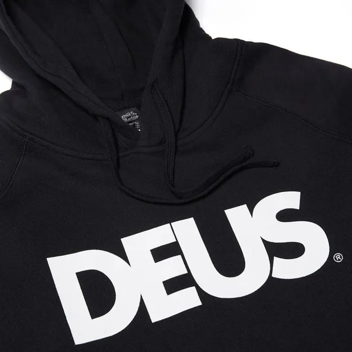 Men All Caps Hoodie 8211 Black Deus Ex Machina HoodiesFleece Men All Caps Hoodie 8211 Black Deus Ex Machina HoodiesFleece