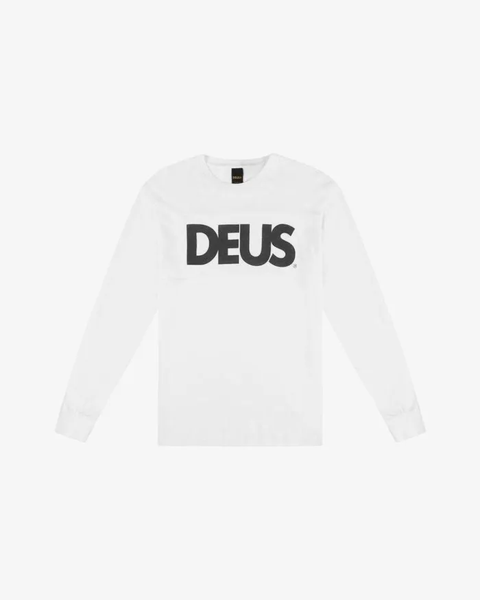 Men All Caps Moto Jersey 8211 White Deus Ex Machina Jerseys