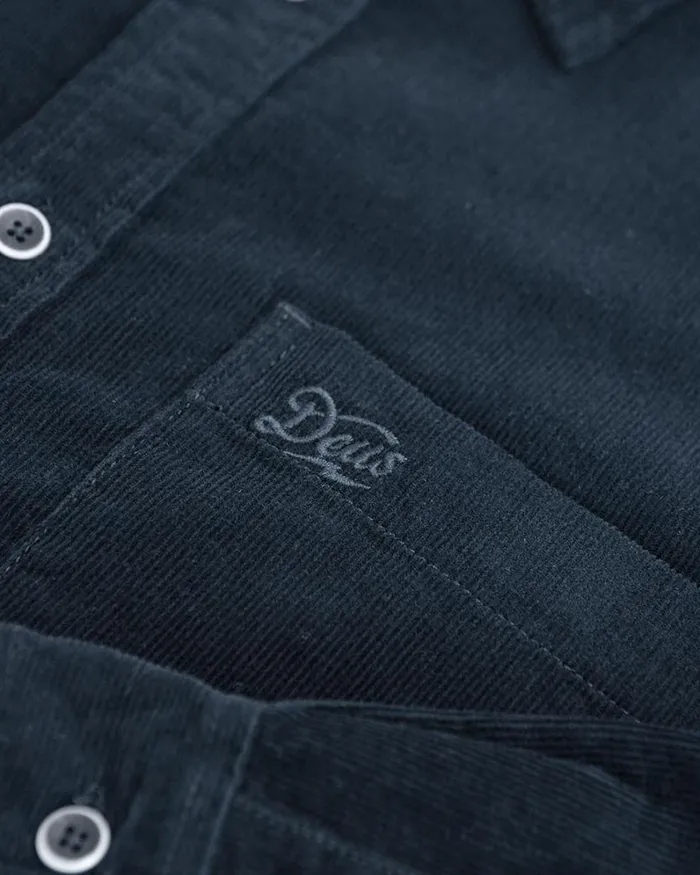 Men Allan Cord Shirt 8211 Navy Deus Ex Machina Shirts Men Allan Cord Shirt 8211 Navy Deus Ex Machina Shirts