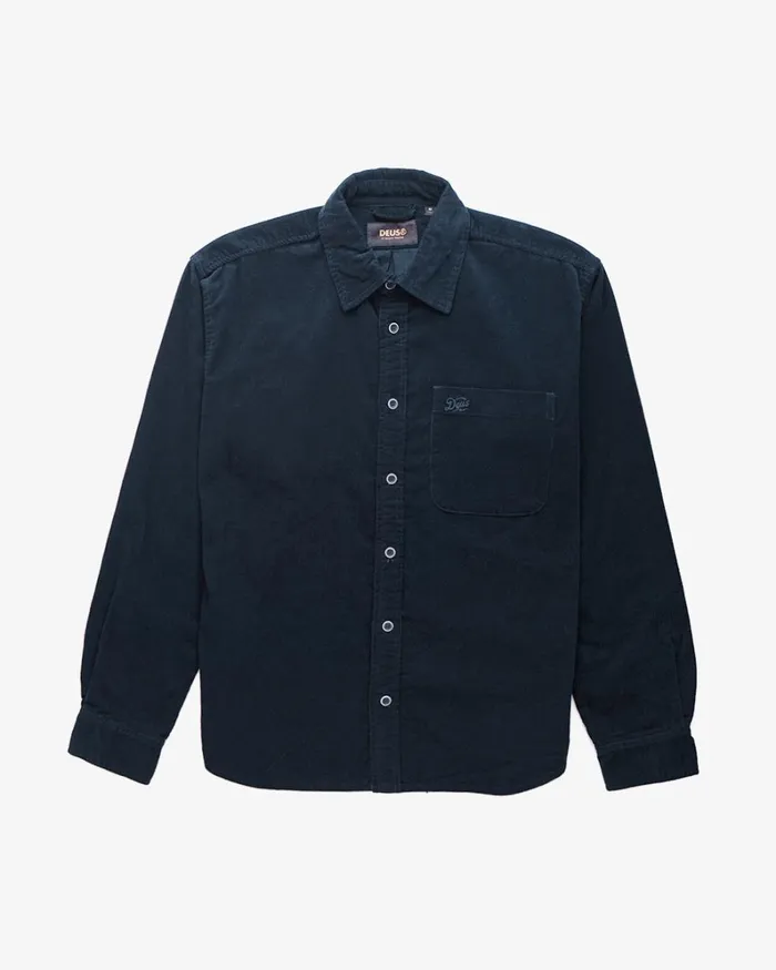 Men Allan Cord Shirt 8211 Navy Deus Ex Machina Shirts Men Allan Cord Shirt 8211 Navy Deus Ex Machina Shirts