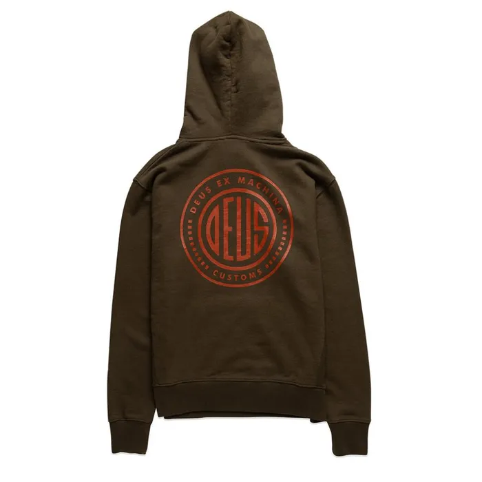 Men Austin Pill Hoodie 8211 Dark Olive Deus Ex Machina HoodiesFleece Men Austin Pill Hoodie 8211 Dark Olive Deus Ex Machina HoodiesFleece