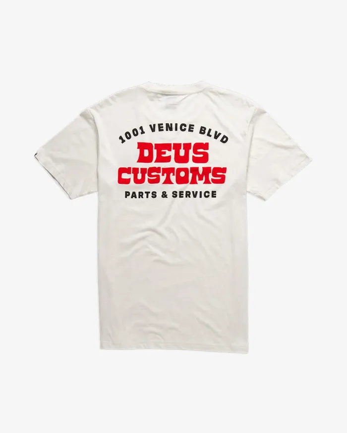 Men Automatica Tee 8211 Vintage White Deus Ex Machina Tees