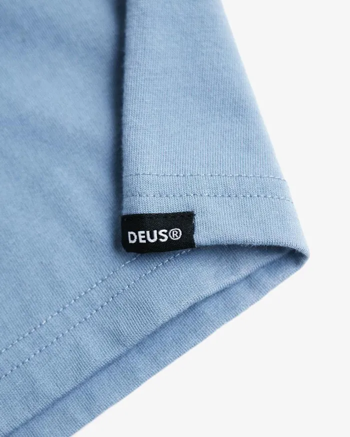 Men Barracuda Tee 8211 Barrel Blue Deus Ex Machina Tees Men Barracuda Tee 8211 Barrel Blue Deus Ex Machina Tees