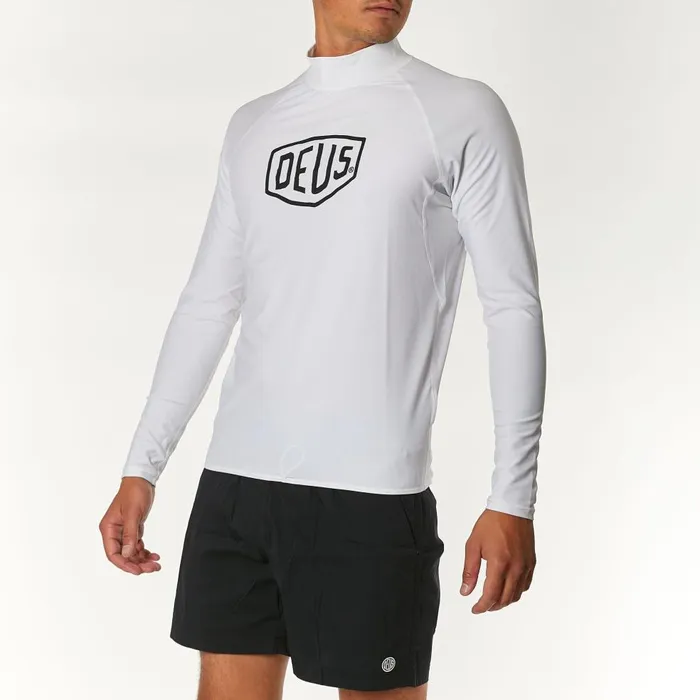 Men Baylands Chest Rash 8211 White Deus Ex Machina Wetsuits Men Baylands Chest Rash 8211 White Deus Ex Machina Wetsuits