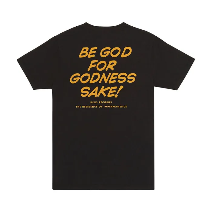 Men Be God Tee 8211 Black Deus Ex Machina Tees Men Be God Tee 8211 Black Deus Ex Machina Tees