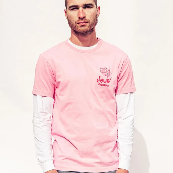 Men Be God Tee 8211 Pink Deus Ex Machina Tees Men Be God Tee 8211 Pink Deus Ex Machina Tees