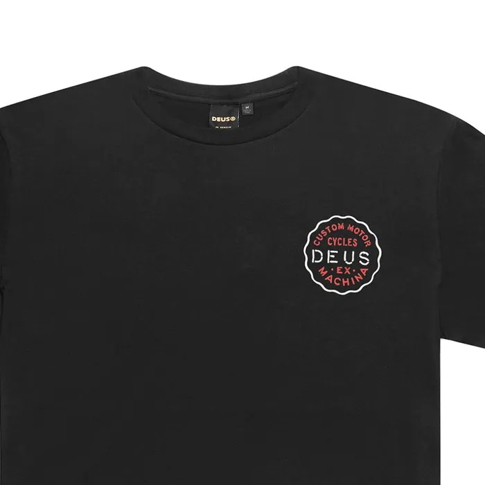 Men Biarritz Address Tee 8211 Black Deus Ex Machina Tees Men Biarritz Address Tee 8211 Black Deus Ex Machina Tees