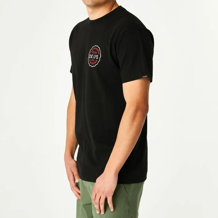 Men Biarritz Address Tee 8211 Black Deus Ex Machina Tees Men Biarritz Address Tee 8211 Black Deus Ex Machina Tees