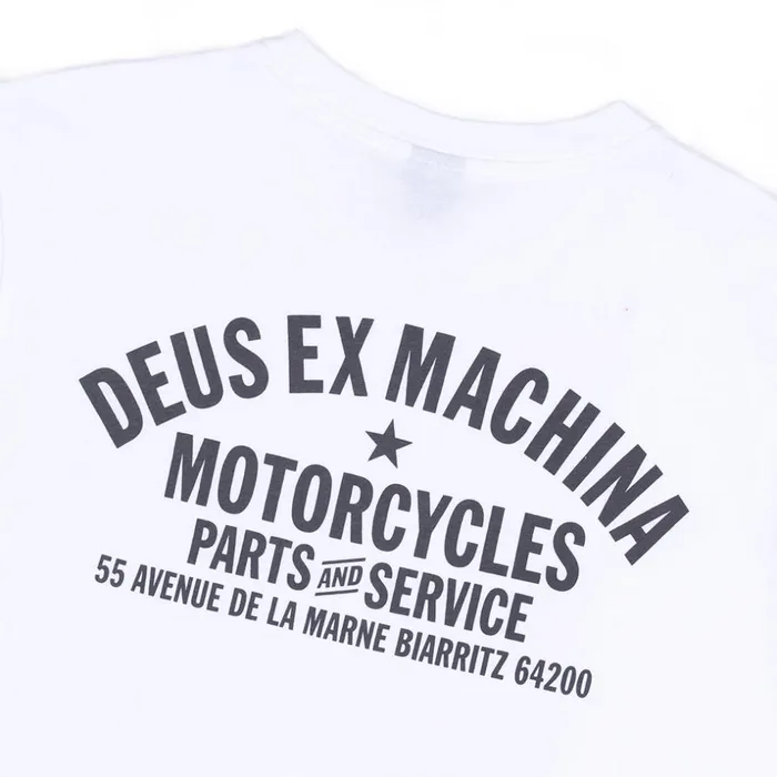 Men Biarritz Address Tee 8211 White Deus Ex Machina Tees Men Biarritz Address Tee 8211 White Deus Ex Machina Tees