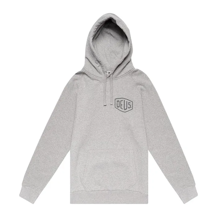 Men Biarritz Hoodie 8211 Grey Marle Deus Ex Machina HoodiesFleece