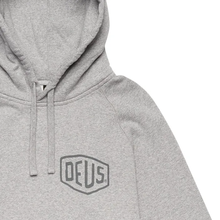 Men Biarritz Hoodie 8211 Grey Marle Deus Ex Machina HoodiesFleece Men Biarritz Hoodie 8211 Grey Marle Deus Ex Machina HoodiesFleece