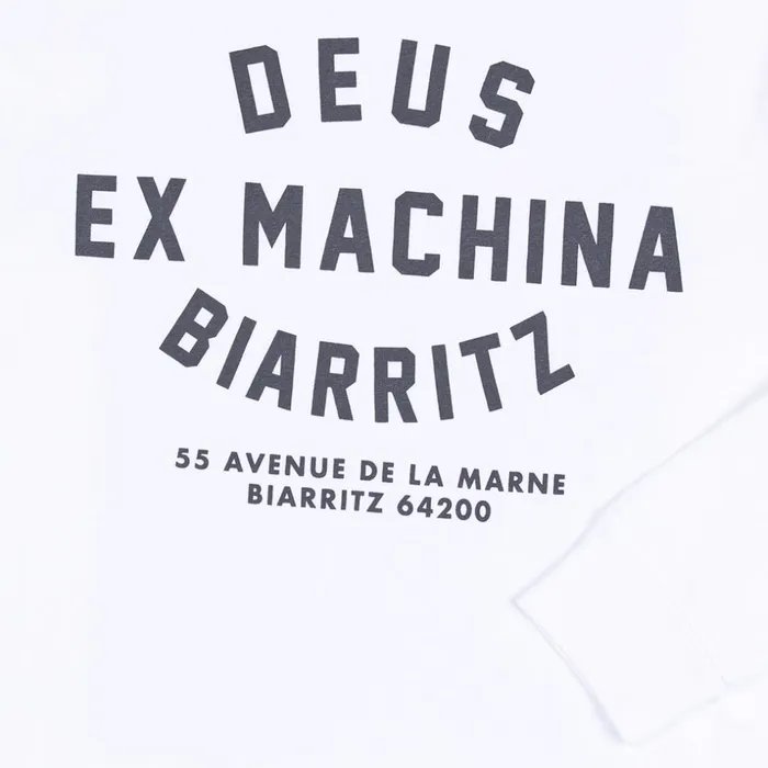 Men Biarritz Long Sleeve Tee 8211 White Deus Ex Machina Tees Men Biarritz Long Sleeve Tee 8211 White Deus Ex Machina Tees