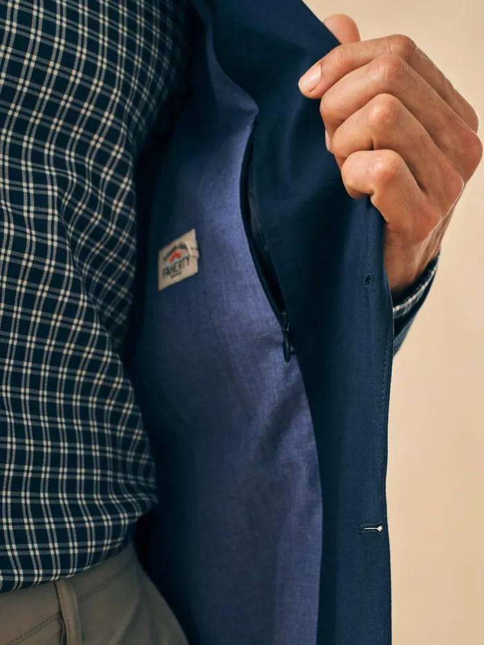 Men Blazers Faherty Movement Blazer Navy