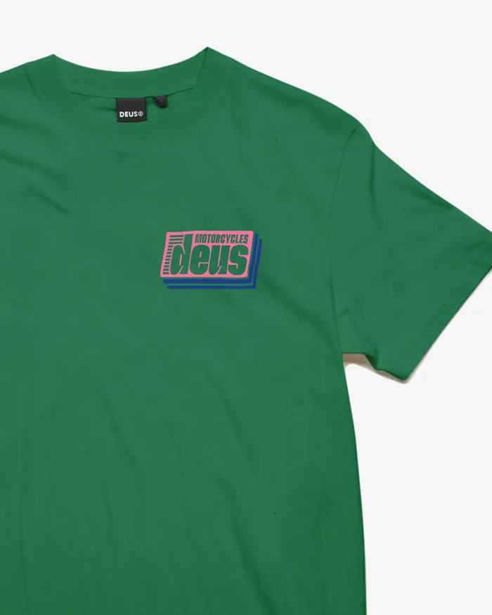 Men Brain Freeze Tee 8211 Jelly Bean Green Deus Ex Machina Tees Men Brain Freeze Tee 8211 Jelly Bean Green Deus Ex Machina Tees