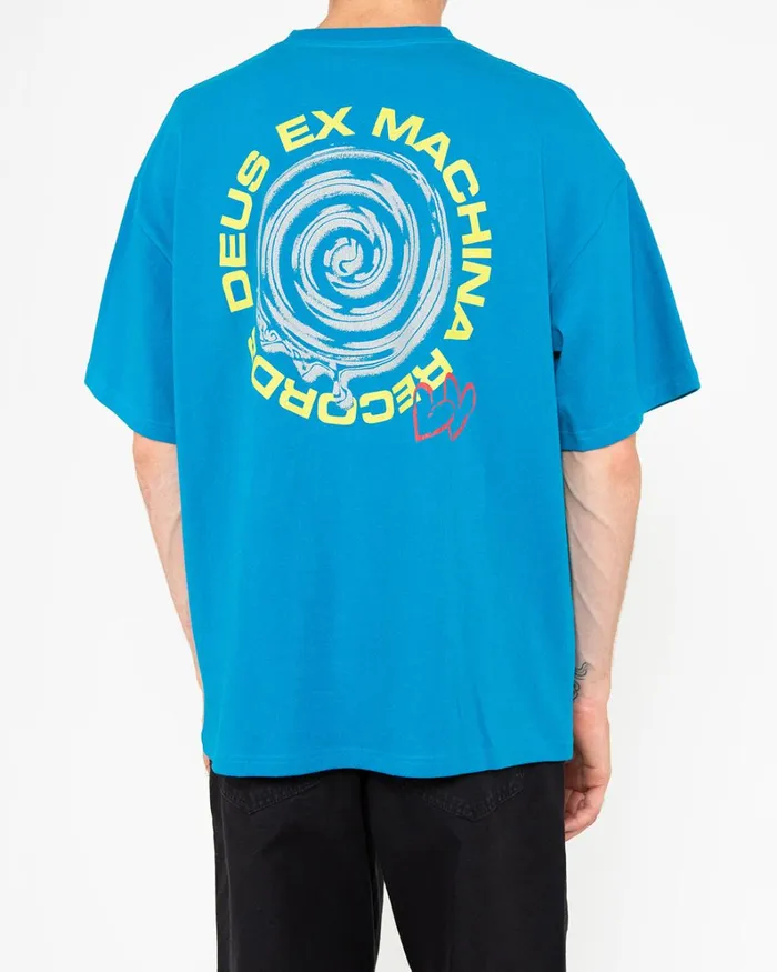 Men Brain Power Tee 8211 Turkish Blue Deus Ex Machina Tees Men Brain Power Tee 8211 Turkish Blue Deus Ex Machina Tees