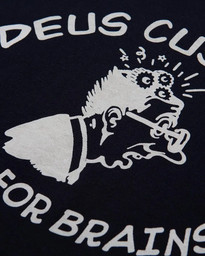 Men Brainz Tee 8211 Black Deus Ex Machina Tees Men Brainz Tee 8211 Black Deus Ex Machina Tees