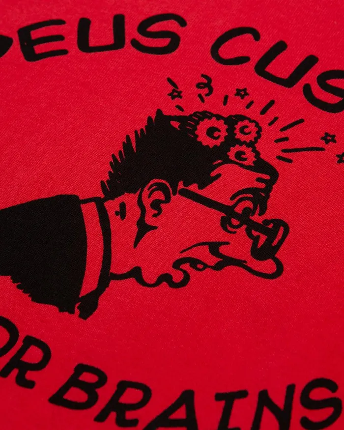 Men Brainz Tee 8211 Rocco Red Deus Ex Machina Tees Men Brainz Tee 8211 Rocco Red Deus Ex Machina Tees