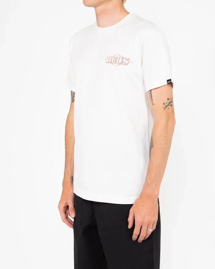 Men Bummer Tee 8211 Vintage White Deus Ex Machina Tees Men Bummer Tee 8211 Vintage White Deus Ex Machina Tees