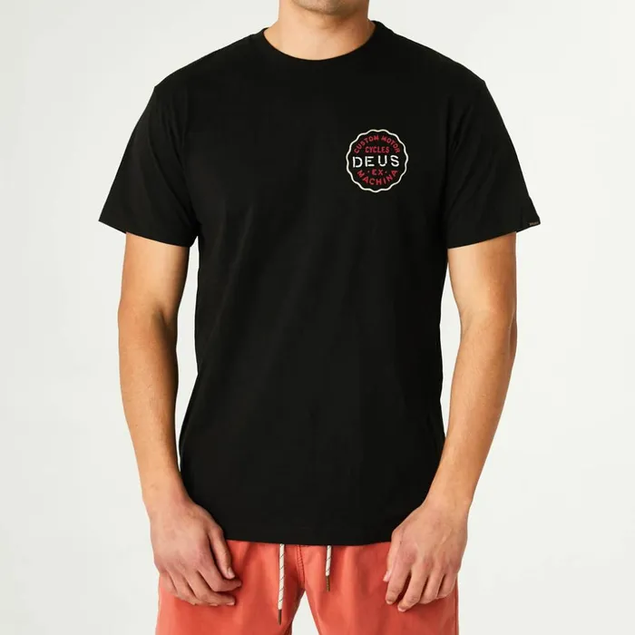 Men Camperdown Address Tee 8211 Black Deus Ex Machina Tees Men Camperdown Address Tee 8211 Black Deus Ex Machina Tees