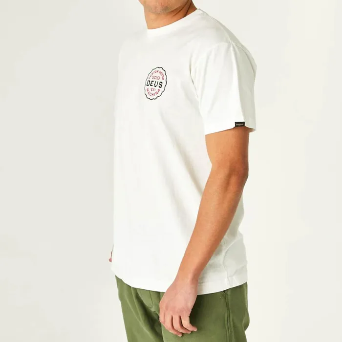 Men Camperdown Address Tee 8211 Vintage White Deus Ex Machina Tees Men Camperdown Address Tee 8211 Vintage White Deus Ex Machina Tees