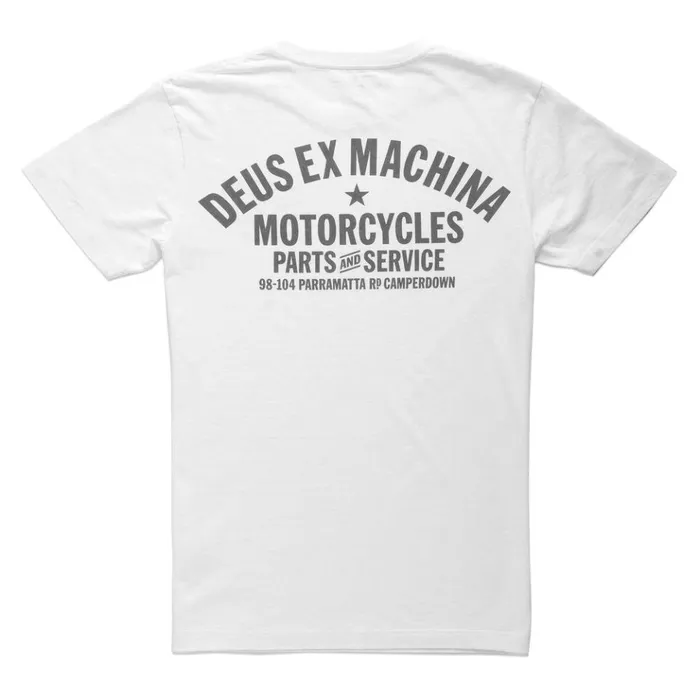 Men Camperdown Address Tee 8211 White Deus Ex Machina Tees Men Camperdown Address Tee 8211 White Deus Ex Machina Tees