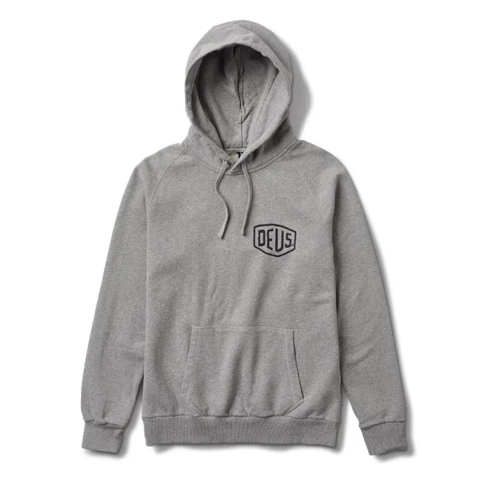 Men Canggu Address Hoodie 8211 Grey Marle Deus Ex Machina HoodiesFleece