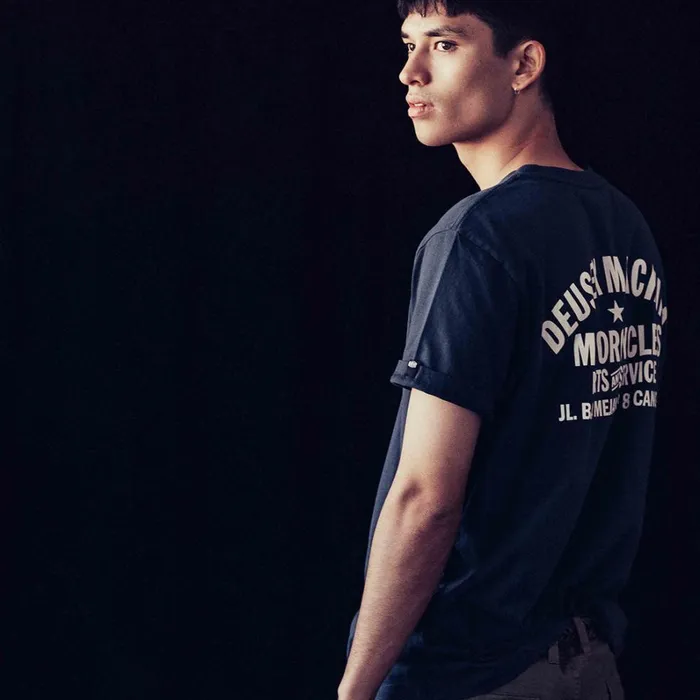 Men Canggu Address Tee 8211 Navy Deus Ex Machina Tees Men Canggu Address Tee 8211 Navy Deus Ex Machina Tees
