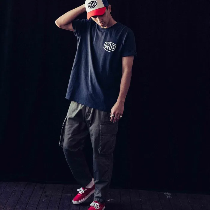 Men Canggu Address Tee 8211 Navy Deus Ex Machina Tees Men Canggu Address Tee 8211 Navy Deus Ex Machina Tees