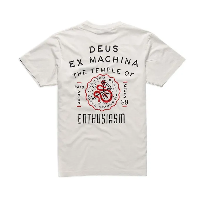 Men Canggu Address Tee 8211 Vintage White Deus Ex Machina Tees