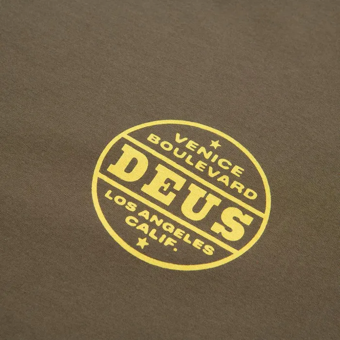 Men Certified Long Sleeve Tee 8211 Dark Olive Deus Ex Machina Tees Men Certified Long Sleeve Tee 8211 Dark Olive Deus Ex Machina Tees