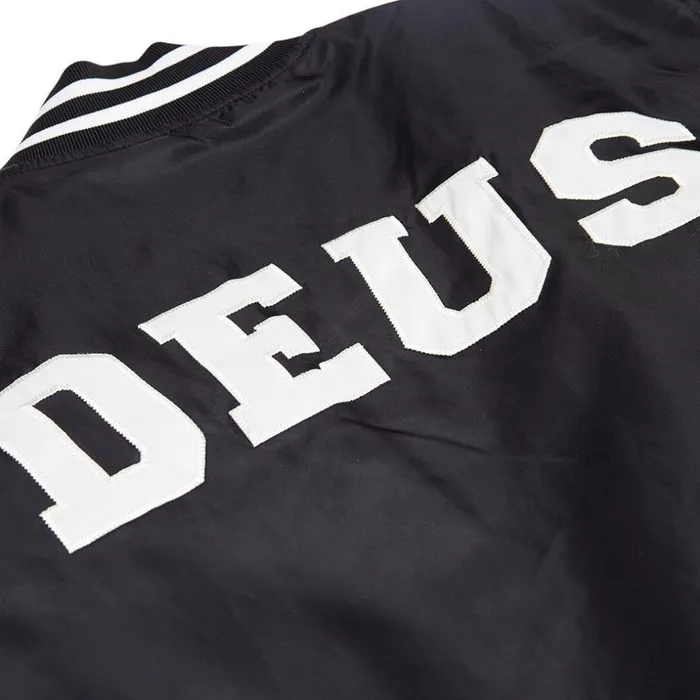Men Chuck Bomber Jacket 8211 Black Deus Ex Machina Jackets Men Chuck Bomber Jacket 8211 Black Deus Ex Machina Jackets