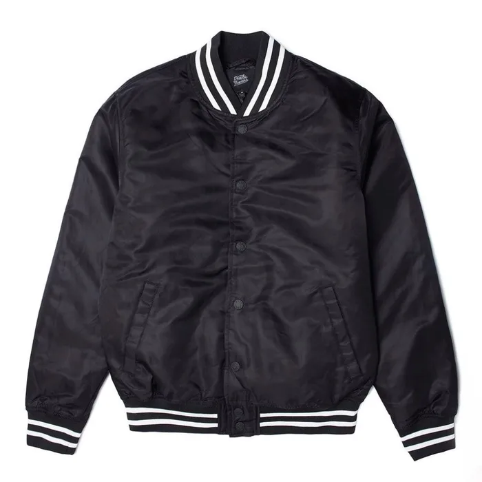 Men Chuck Bomber Jacket 8211 Black Deus Ex Machina Jackets Men Chuck Bomber Jacket 8211 Black Deus Ex Machina Jackets