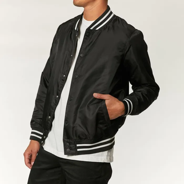 Men Chuck Bomber Jacket 8211 Black Deus Ex Machina Jackets Men Chuck Bomber Jacket 8211 Black Deus Ex Machina Jackets