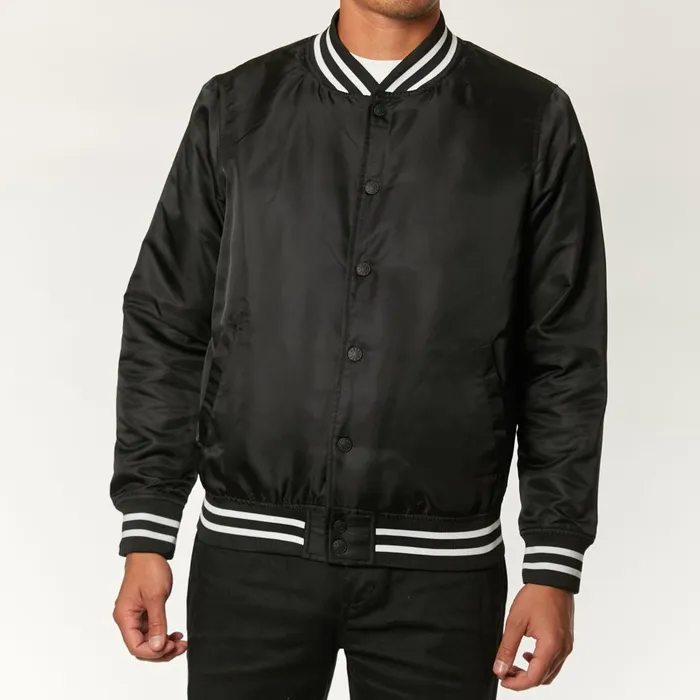 Men Chuck Bomber Jacket 8211 Black Deus Ex Machina Jackets Men Chuck Bomber Jacket 8211 Black Deus Ex Machina Jackets