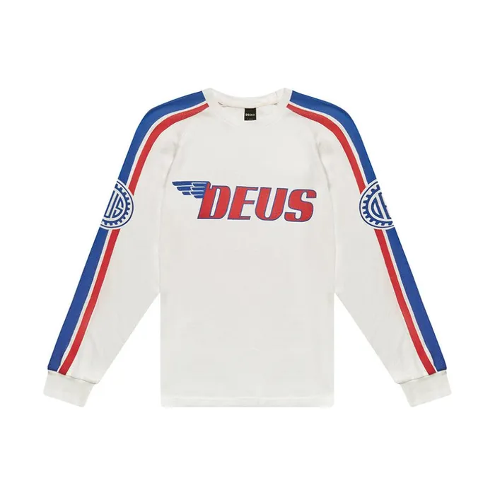 Men Chucks Moto Jersey 8211 Tricolour Deus Ex Machina Tees