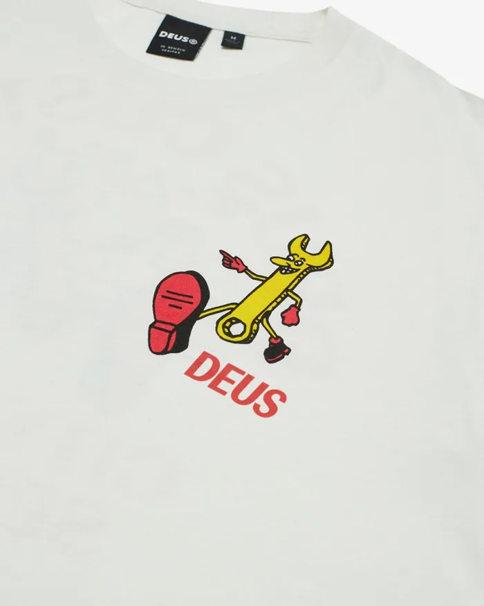 Men City Wide Tee 8211 Vintage White Deus Ex Machina Tees Men City Wide Tee 8211 Vintage White Deus Ex Machina Tees