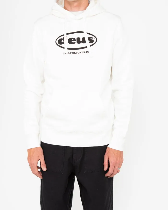 Men Club Hoodie 8211 Vintage White Deus Ex Machina HoodiesFleece