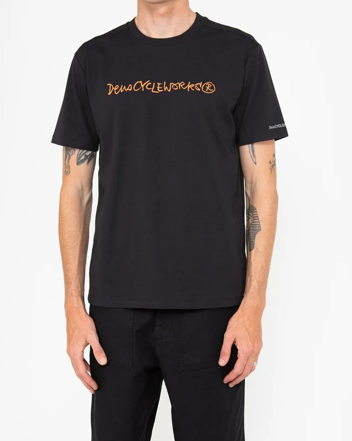 Men Cycleworked Tee 8211 Black Deus Ex Machina Tees