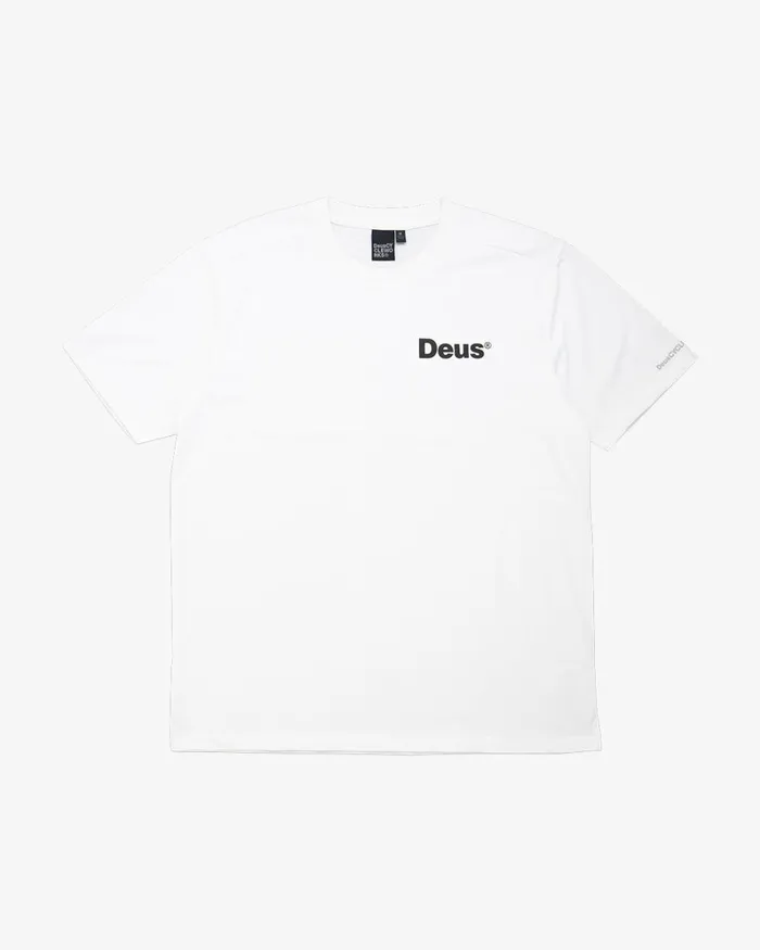 Men Cycleworking Tee 8211 Vintage White Deus Ex Machina Tees Men Cycleworking Tee 8211 Vintage White Deus Ex Machina Tees