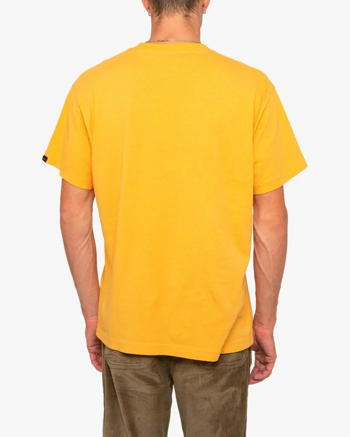 Men Dandy Tee 8211 Yam Gold Deus Ex Machina Tees Men Dandy Tee 8211 Yam Gold Deus Ex Machina Tees
