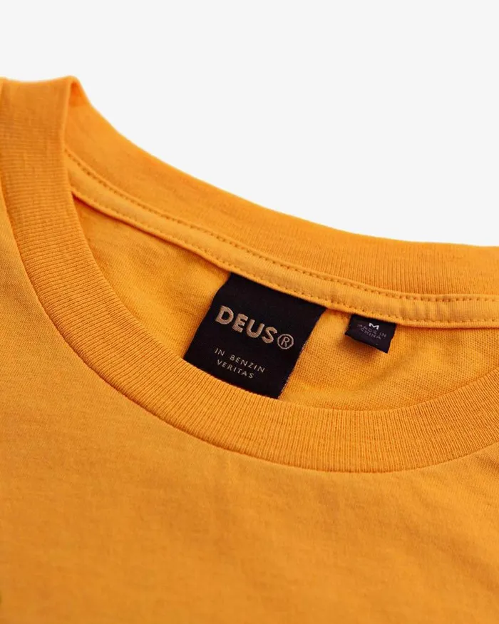 Men Dandy Tee 8211 Yam Gold Deus Ex Machina Tees Men Dandy Tee 8211 Yam Gold Deus Ex Machina Tees