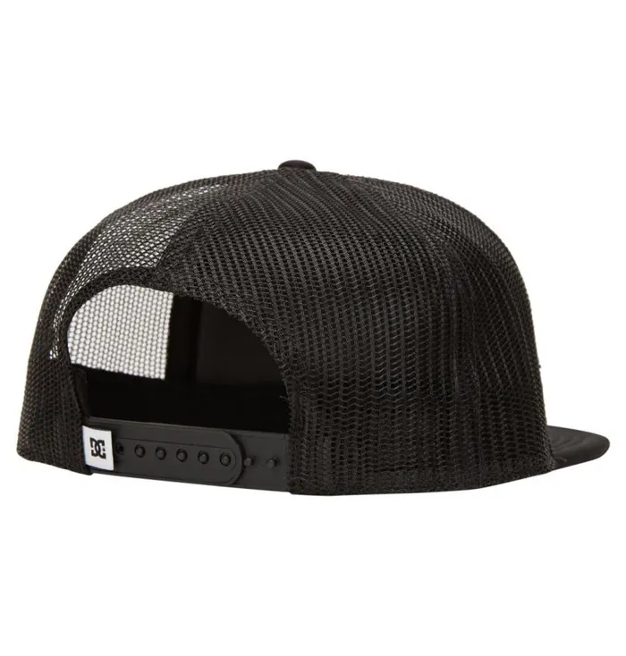 Men DC Shoes Hats and Beanies Gas Station Trucker Hat Black