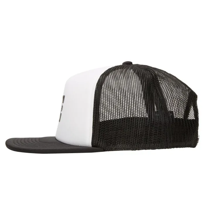 Men DC Shoes Hats and Beanies Gas Station Trucker Hat White Black