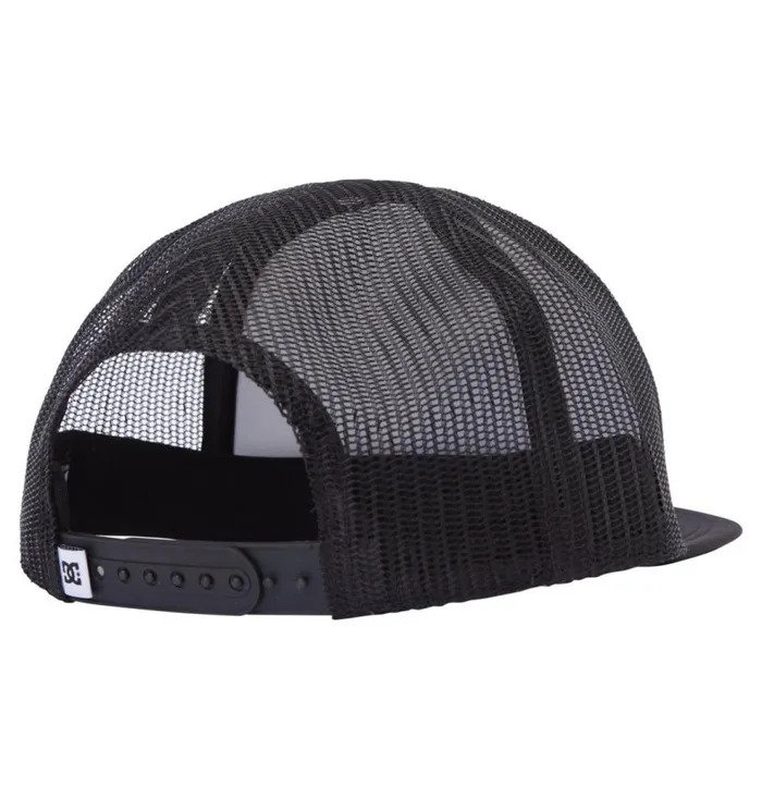 Men DC Shoes Hats and Beanies Gas Station Trucker Hat White Black