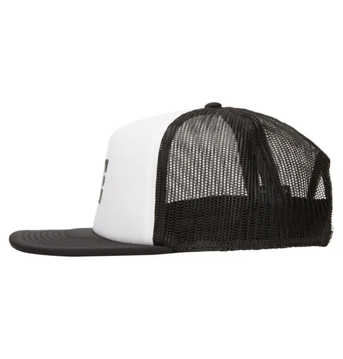 Men DC Shoes Hats and Beanies Gas Station Trucker Hat White Black