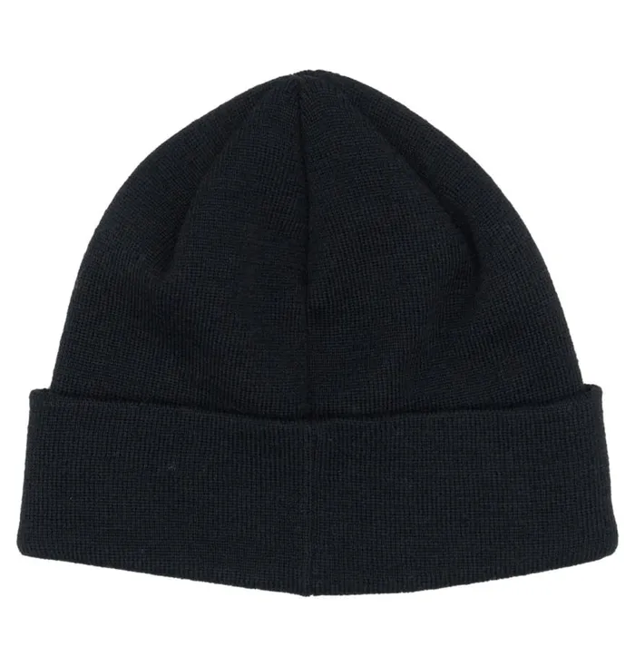 Men DC Shoes Hats and Beanies Jaakko Cubic Cuff Beanie Black