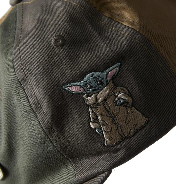 Men DC Shoes Hats and Beanies Star Wars DC Grogu Baseball Hat Multi Green