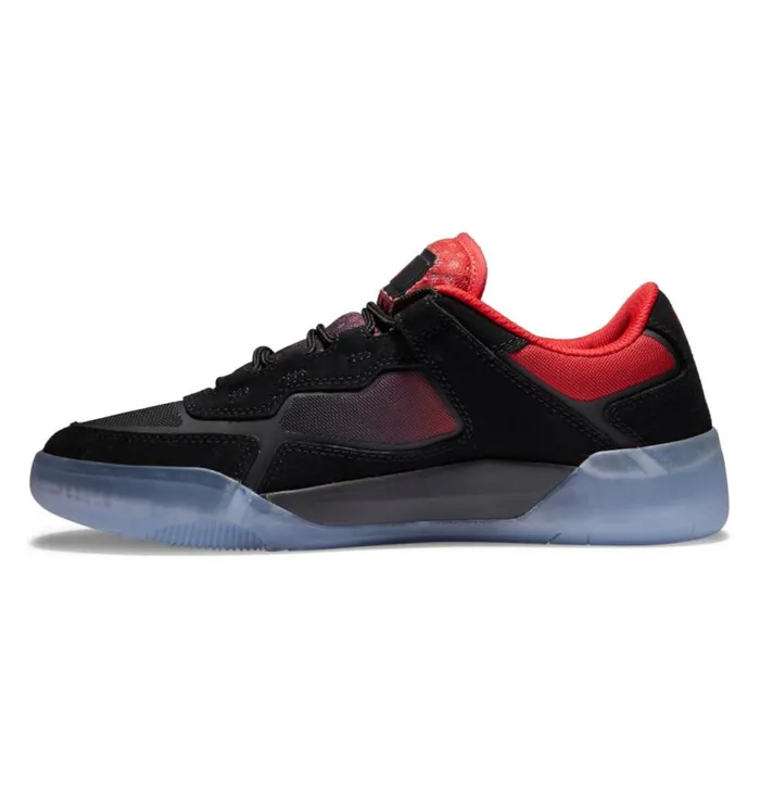 Men DC Shoes Skate DC Metric Skate Shoes Blackred