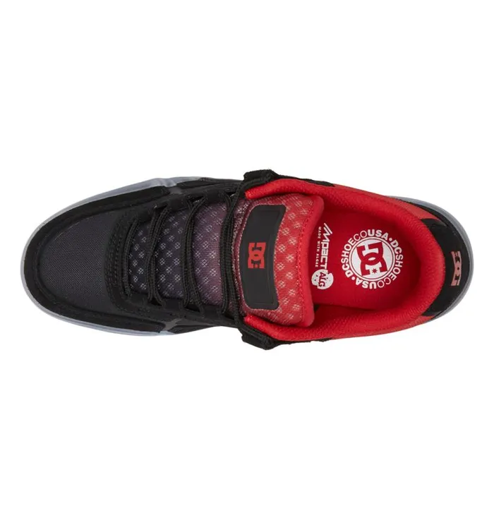 Men DC Shoes Skate DC Metric Skate Shoes Blackred