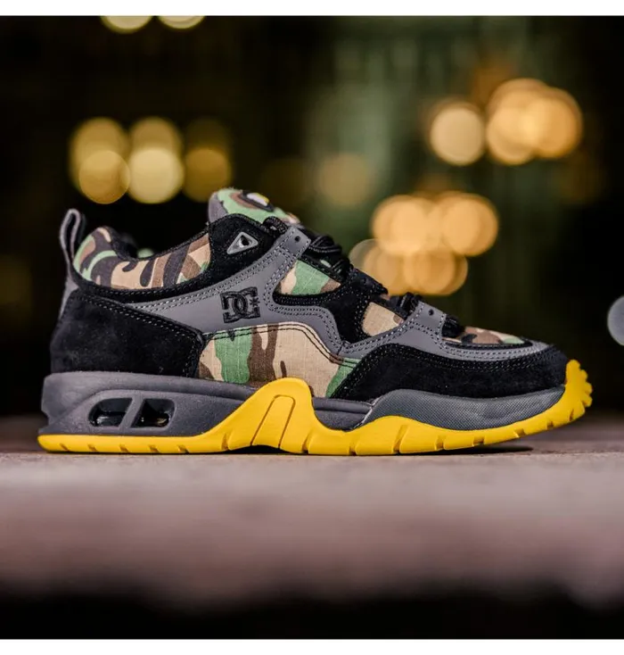Men DC Shoes Skate DC X Thrasher Truth OG Skate Shoes Blackcamo